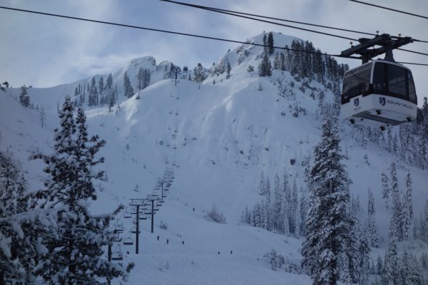 Wet storms caked the Fingers at Squaw Valley.