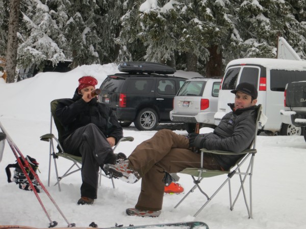 Tailgaiting Targhee style.