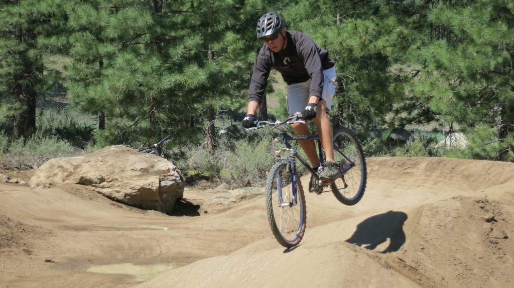 Riding the Truck Pump Track