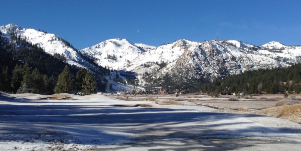 Nothing down low, stacked up high at Squaw Valley.