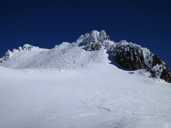 The summit plateau.