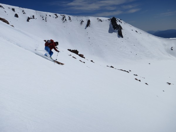 Kyle O'Neal slays April corn on Mt. Shasta.