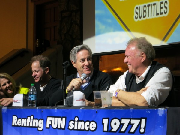 Actors Frank Koppala, David Naughton and director Mike Marvin.