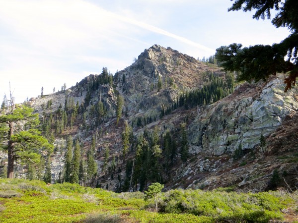 The north face of Eureka Peak.