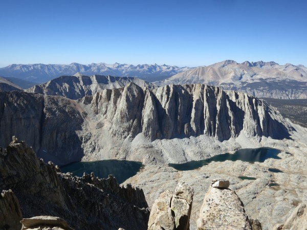 Looking west of the crest toward Mt. Hitchcock.