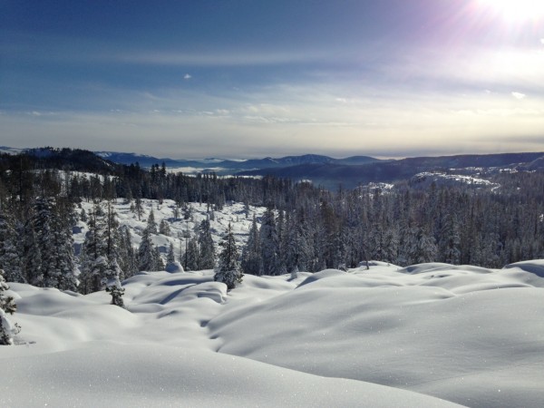 Pristine conditions at 8,000 feet.  Photo by John Heyne.